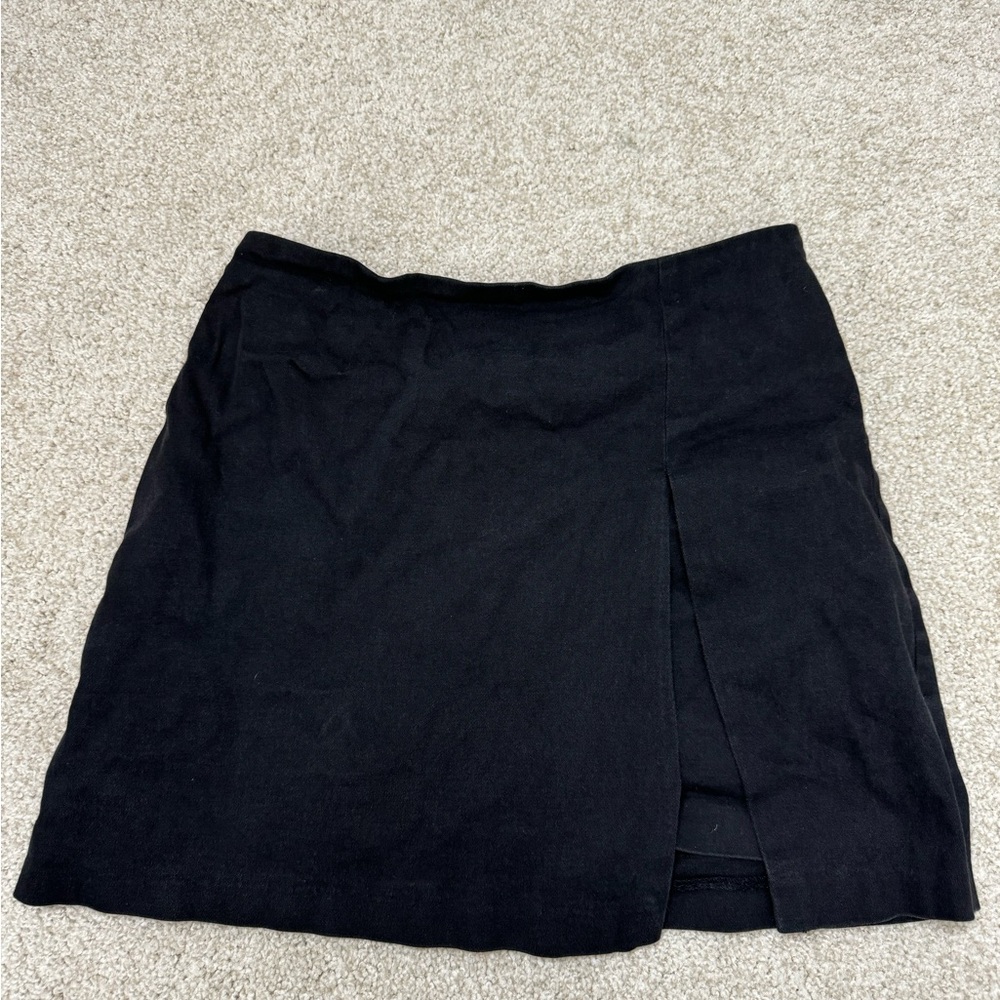 Women’s Small Black Mini Skirt Siren Jean Y2K Office